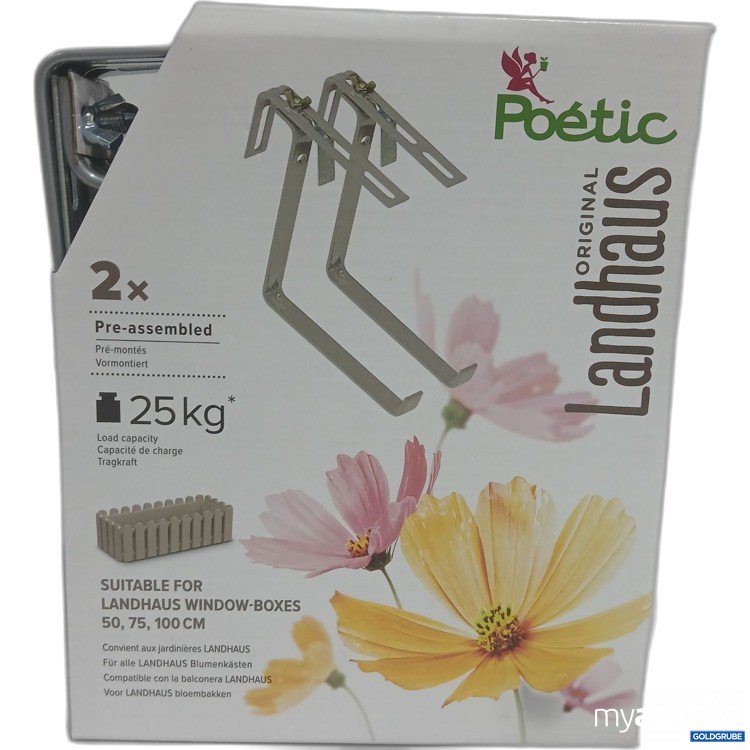 Artikel Nr. 929005: Poétic Original Landhaus Blumenkastenhalter 2x Tragkraft 25kg 