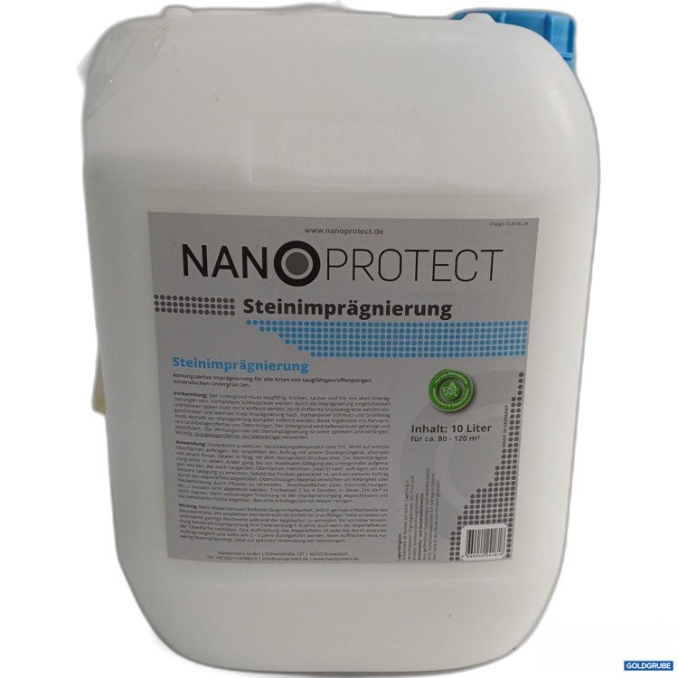 Artikel Nr. 961005: Nano Protect Steinimprägnierung 10L 