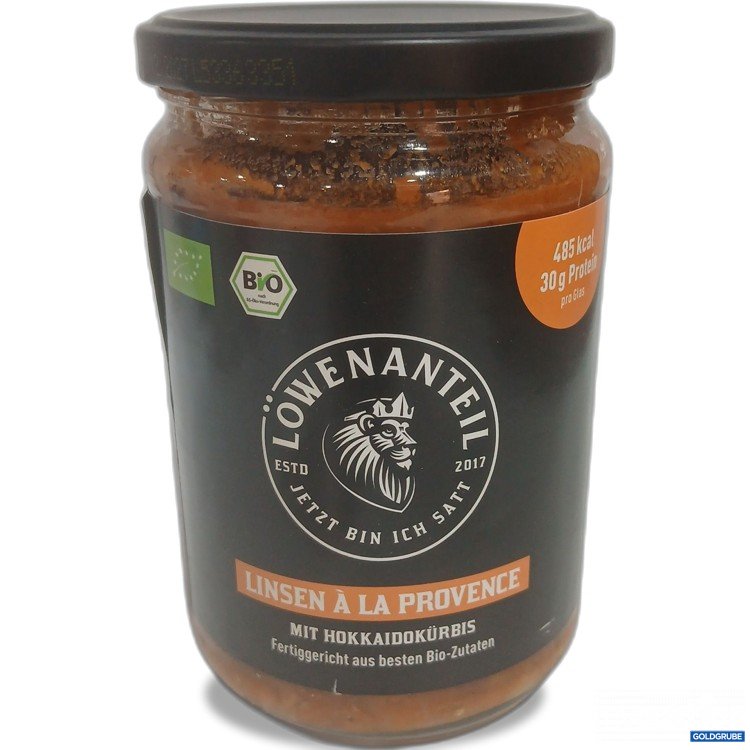 Artikel Nr. 993005 Artikel Nr. 993005: Löwenanteil Linsen a la Provence mit Hokkaidokürbis 570g