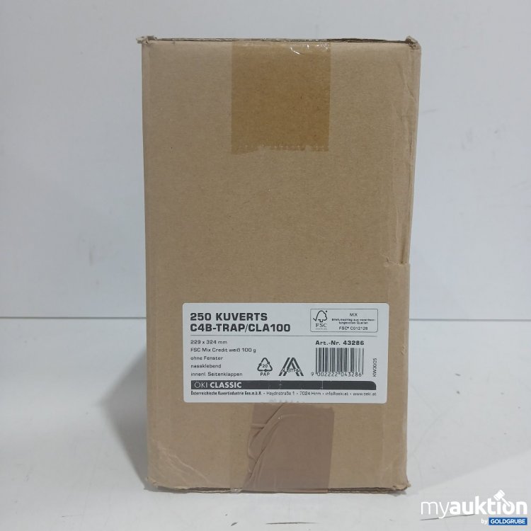 Artikel Nr. 464006: ÖKI Classic Kuverts C4B-TRAP/CLA100 250 Stk.