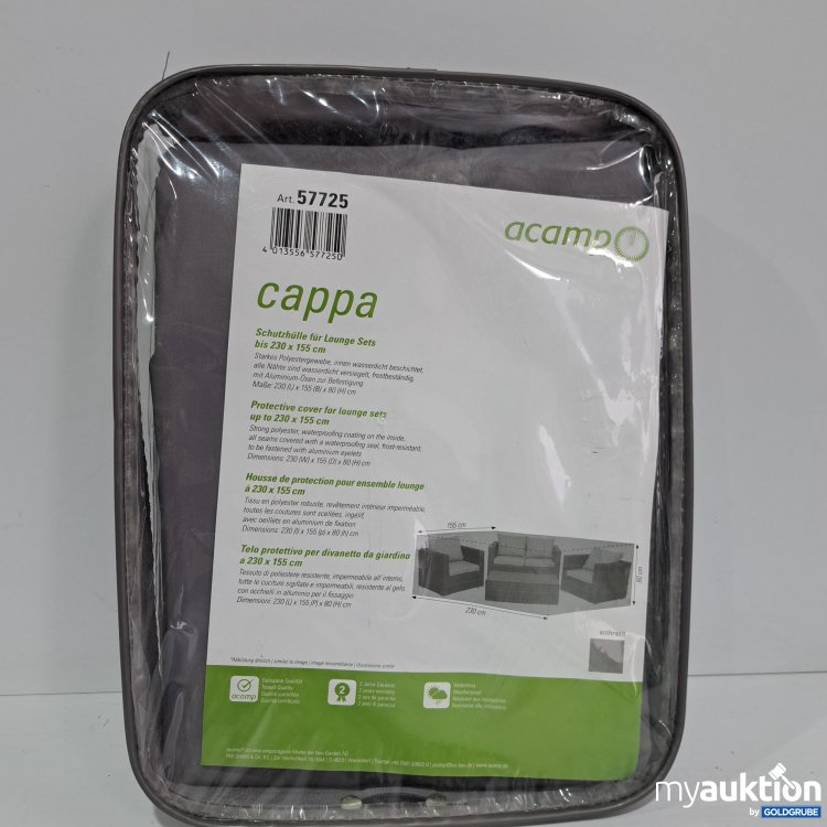 Artikel Nr. 817006 Artikel Nr. 817006: Acamp cappa 57725, Schutzhülle für Lounge Srts bis 230x155cm