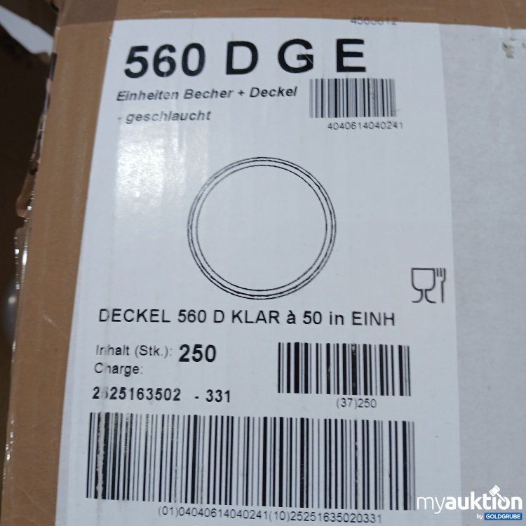 Artikel Nr. 897006: Einweg Becher mit Deckel 560/250