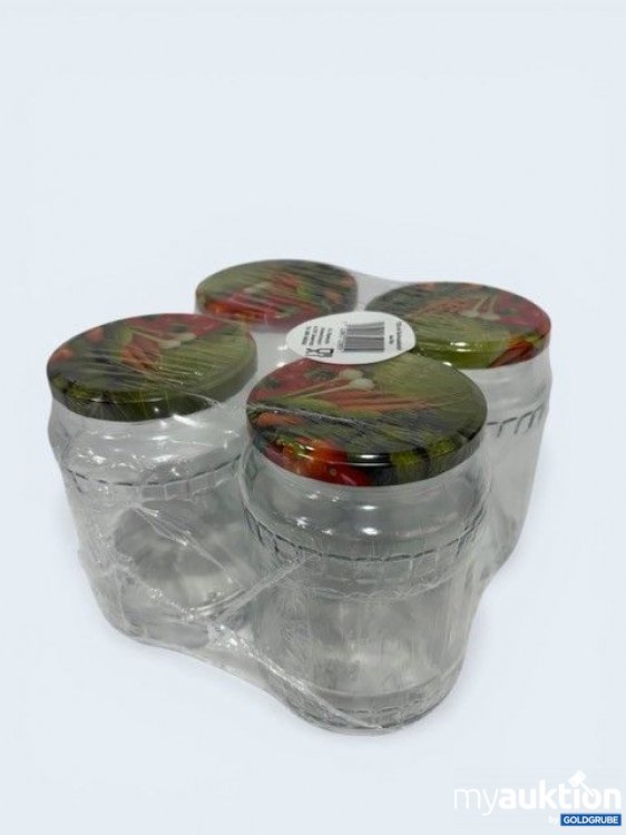 Artikel Nr. 925006: Einmachgläser 4er Pack 720ml