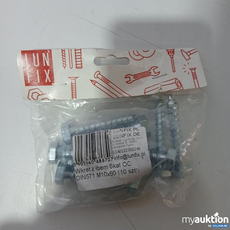 Artikel Nr. 952006: LunFix Schrauben DIN571 M10x60 10Stk