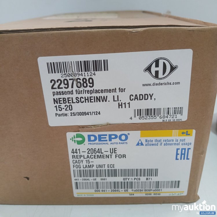 Artikel Nr. 983006: Depo auto Lamp Nebelscheinwerfer Li Caddy 15-20 H11 
