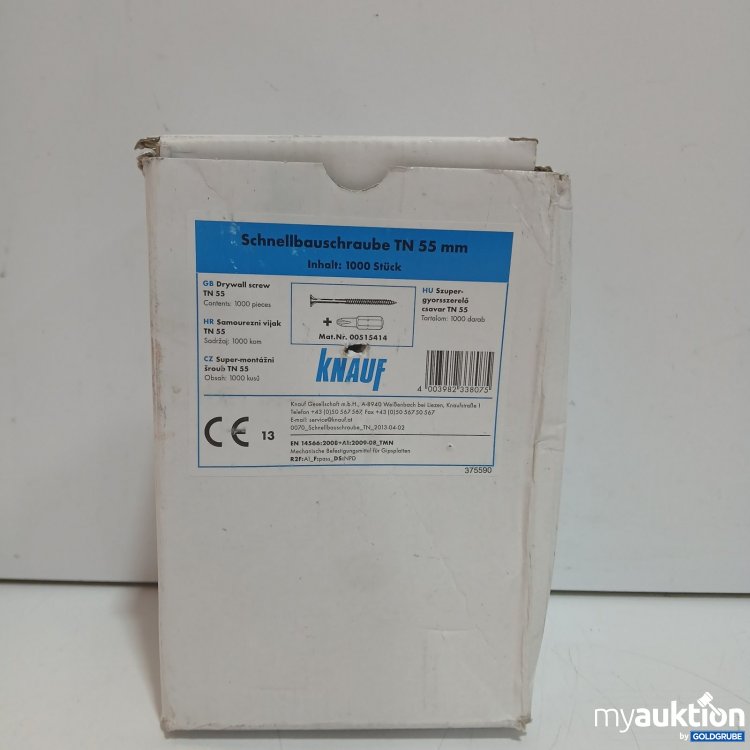 Artikel Nr. 471007 Artikel Nr. 471007: Knauf Schnellbauschraube TN 55 mm 1000Stk