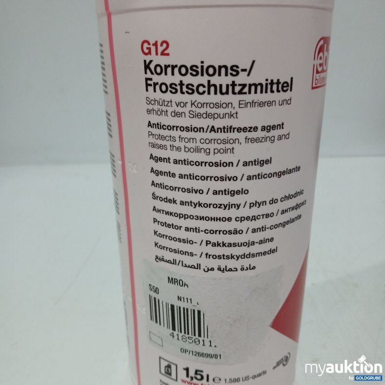Artikel Nr. 523007: Febi Bilstein G12 Korrosions/Frostschutzmittel 1.5L
