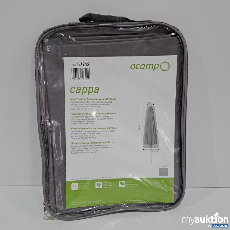 Artikel Nr. 817007 Artikel Nr. 817007: Acamp cappa 57712, Schutzhülle für Sonnenschirm bis 400cm