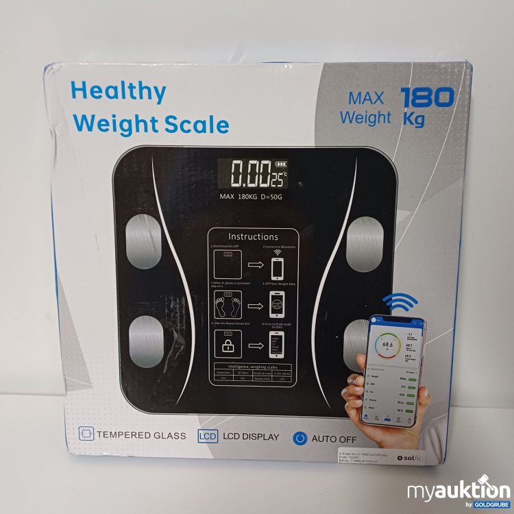 Artikel Nr. 917007: Körperfettwaage mit Bluetooth- und App-Funktion