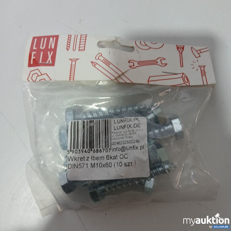 Artikel Nr. 952007: LunFix Schrauben DIN571 M10x60 10Stk