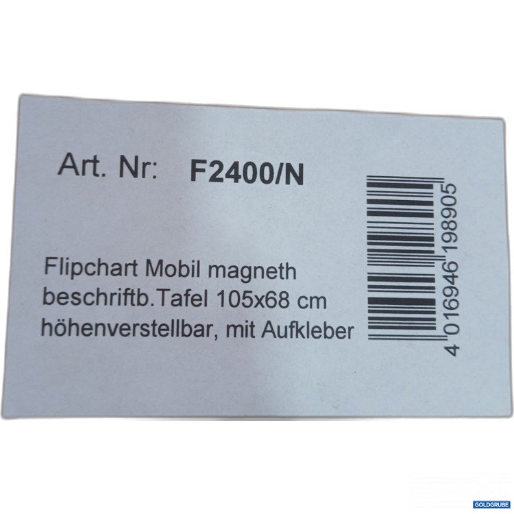 Artikel Nr. 960007: Flipchart Mobil Magnet 105x68cm höhenverstellbar mit Aufkleber Art.Nr: F240/N