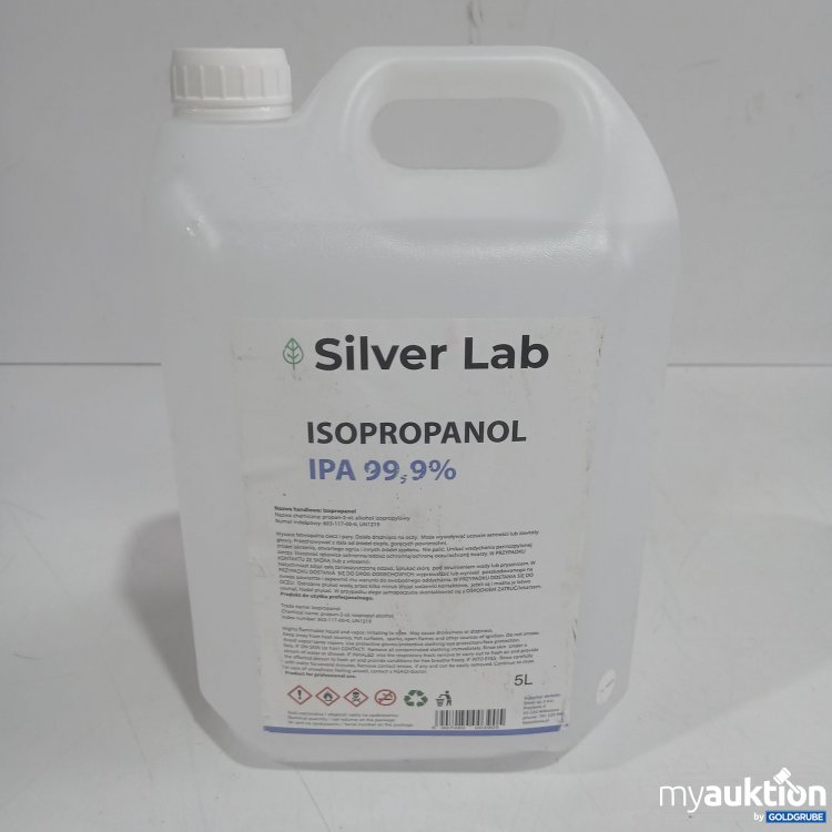 Artikel Nr. 980007 Artikel Nr. 980007: Silver Lab Isopropanol IPA99,9% 5L