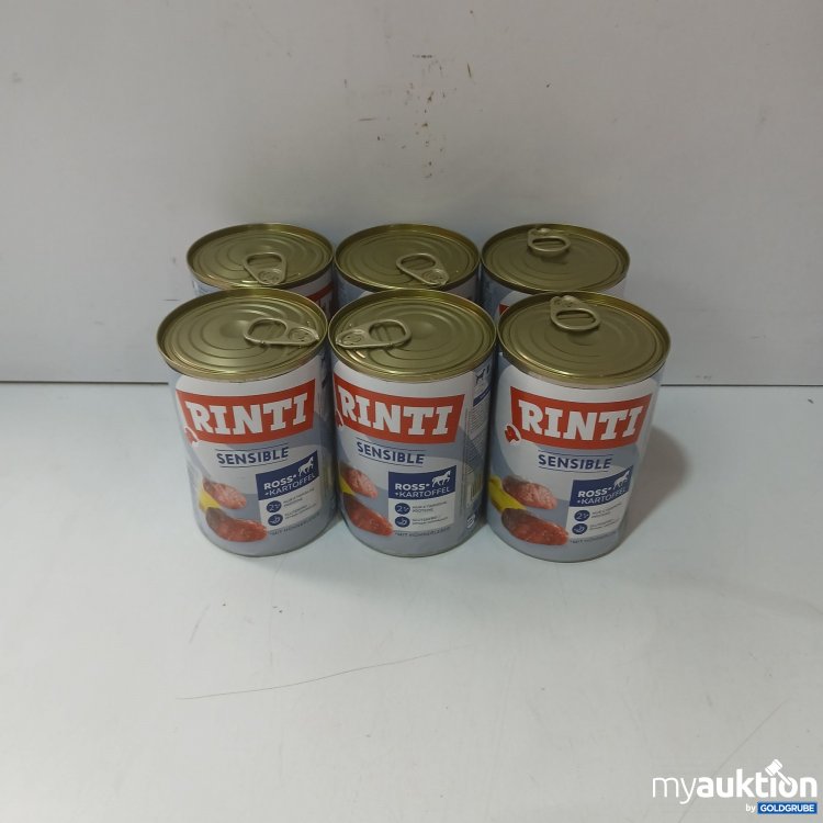 Artikel Nr. 981007 Artikel Nr. 981007: Rinti Sensible Hundefutter Pferd und Kartoffel 6x400g