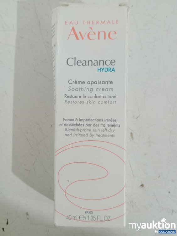 Artikel Nr. 987007 Artikel Nr. 987007: Avene Cleanance HYDRA Soothing cream 40ml
