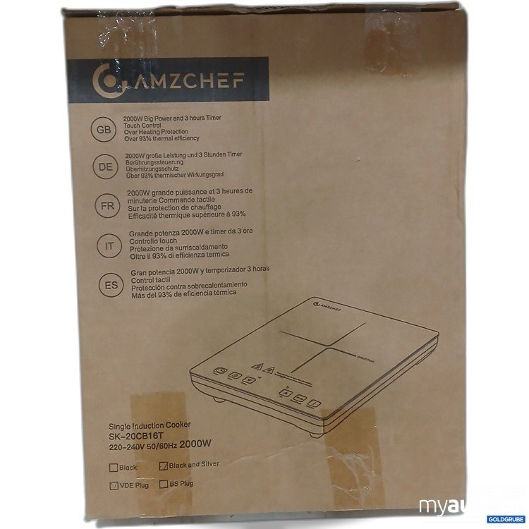 Artikel Nr. 997007 Artikel Nr. 997007: Amzchef Single Insuktion Cooker SK 20CB16T