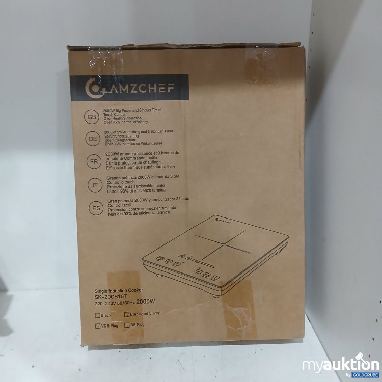 Artikel Nr. 997007 Artikel Nr. 997007: Amzchef Single Insuktion Cooker SK 20CB16T