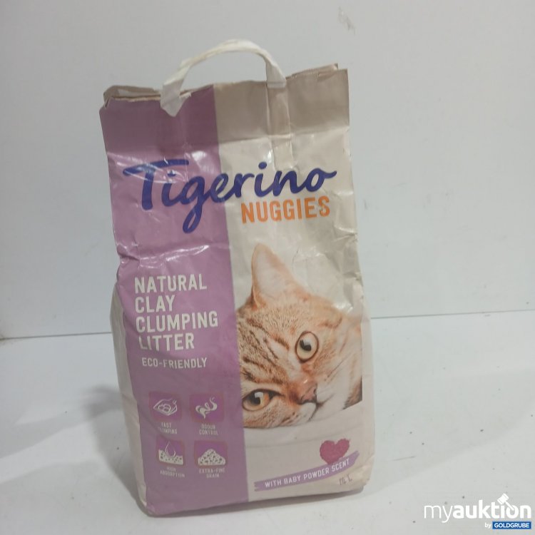 Artikel Nr. 465008: Tigerino Nuggies Katzenstreu Natural Clay 14L