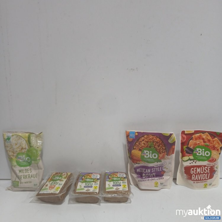 Artikel Nr. 479008 Artikel Nr. 479008: 5x dmbio diverse Lebensmittel 2xTofu, 2x fertig Gerichte, 1x Mildes Kraut 500g