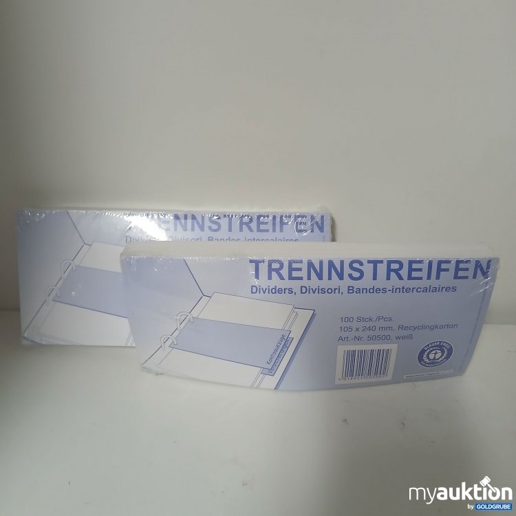 Artikel Nr. 913008: Trennstreifen Dividers 100 Stück 