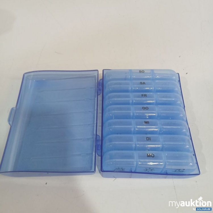 Artikel Nr. 920008: Medikamentenbox wöchentlich mit Fächern