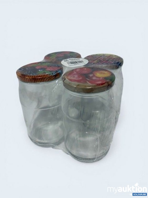 Artikel Nr. 925008: Einmachgläser 4er Pack 900ml