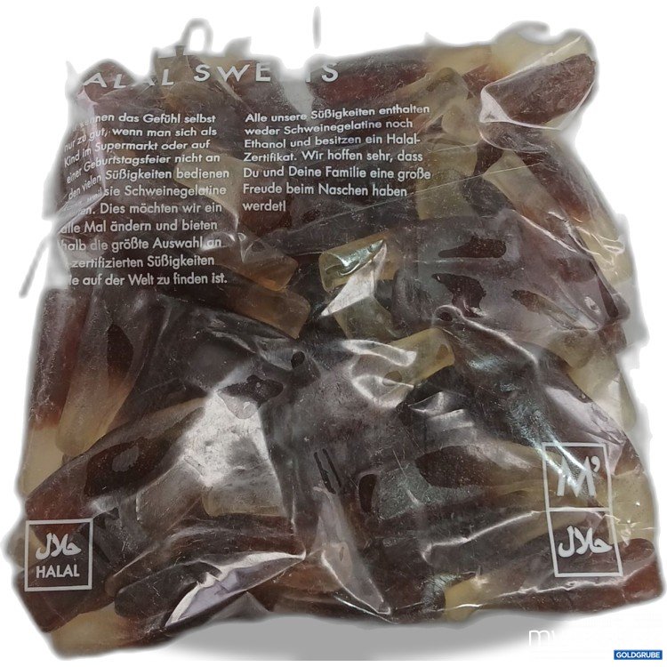 Artikel Nr. 959008: Miralina's Halal Sweets Cola Flaschen 500g