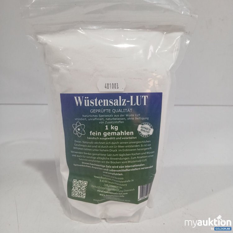 Artikel Nr. 970008 Artikel Nr. 970008: Wüstensalz-LUT 1kg fein gemahlen