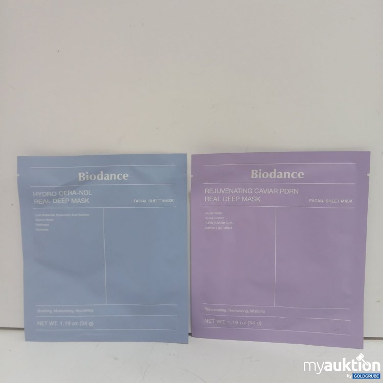 Artikel Nr. 466009: 2 Stück Biodance Hydro Creanol Maske, Rejuvenating Caviar Maske