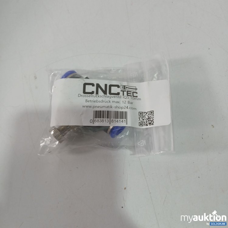 Artikel Nr. 815009 Artikel Nr. 815009: CNC Tec Drosselrückschlagventil IQS 10mm