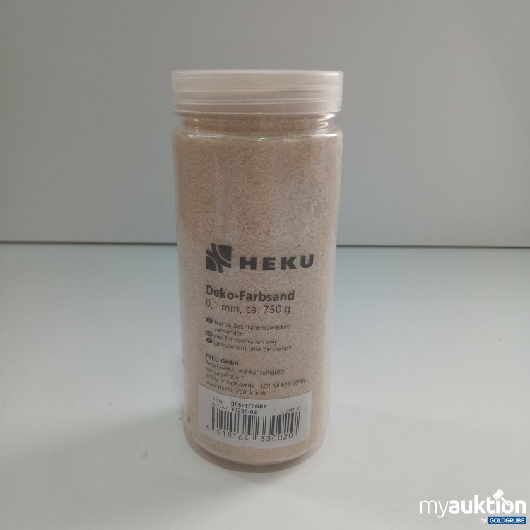 Artikel Nr. 849009: Heku Deko-Farbsand 750g