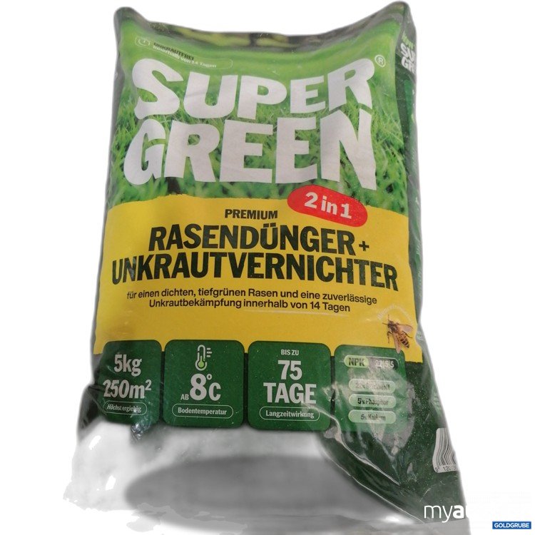Artikel Nr. 886009: Super Green Premium Rasendünger +Unkrautvernichter 5kg