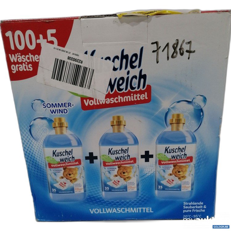 Artikel Nr. 891009: Kuschelweich Vollwaschmittel Sommerwind 3x35Waschgänge