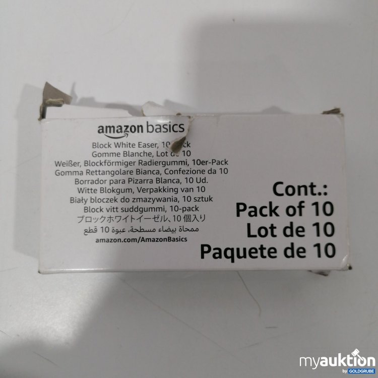 Artikel Nr. 896009: Amazon Basics Radiergummi 10stk 
