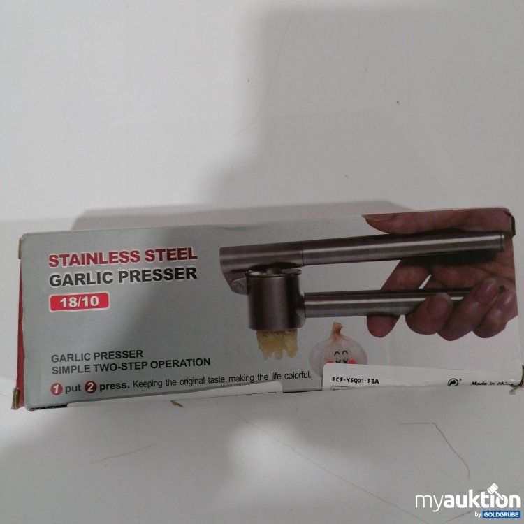 Artikel Nr. 898009: Stainless Steel Knoblauchpresse 