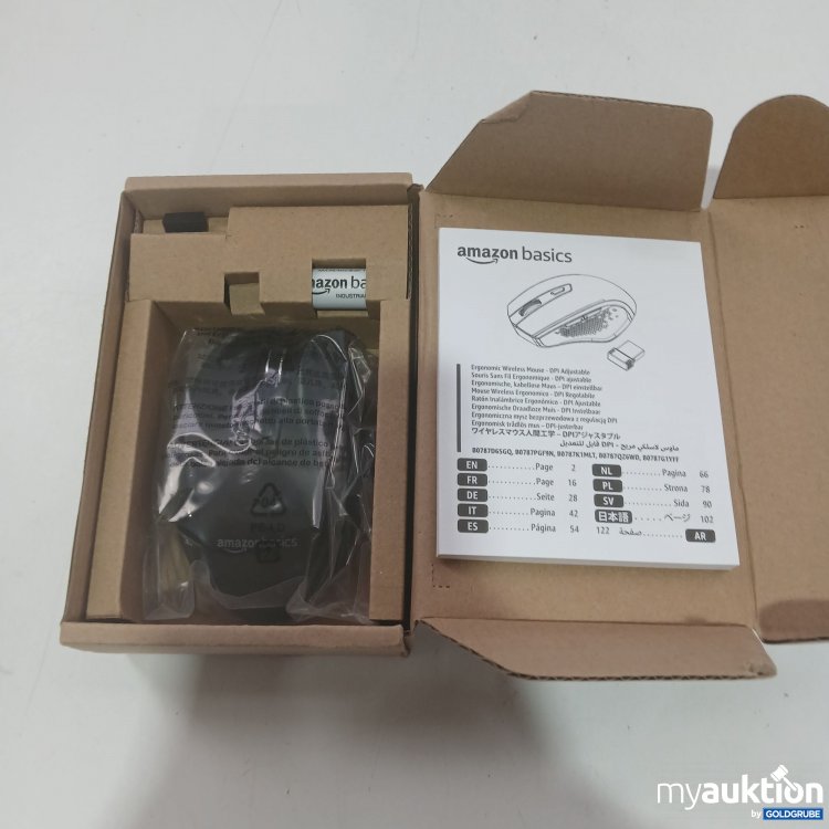 Artikel Nr. 911009 Artikel Nr. 911009: Amazon Basics Ergonomic Wireless Mouse