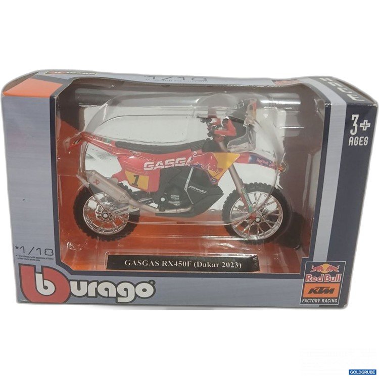 Artikel Nr. 938009: Bburago Red Bull KTM GASGAS RX450F Dakar 2023 Modellfahrzeug