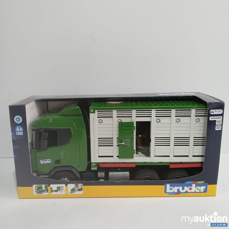 Artikel Nr. 956009: Bruder Scania Super 560R Tiertransporter 
