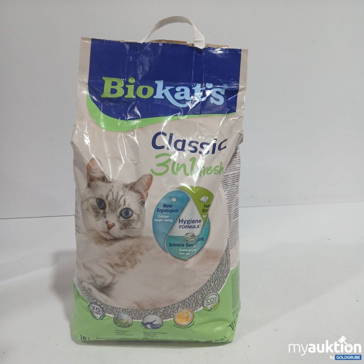 Artikel Nr. 973009: Bio Kats classic 3in1 fresh Katzenstreu 18L