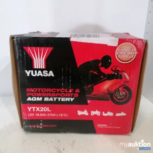 Auktion Yuasa AGM Battery XTX20L