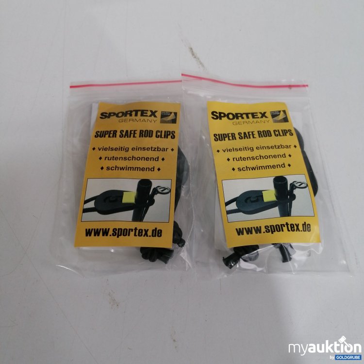 Artikel Nr. 440010: Sportex Super Safe Rod Clips 2x2 Stk. 