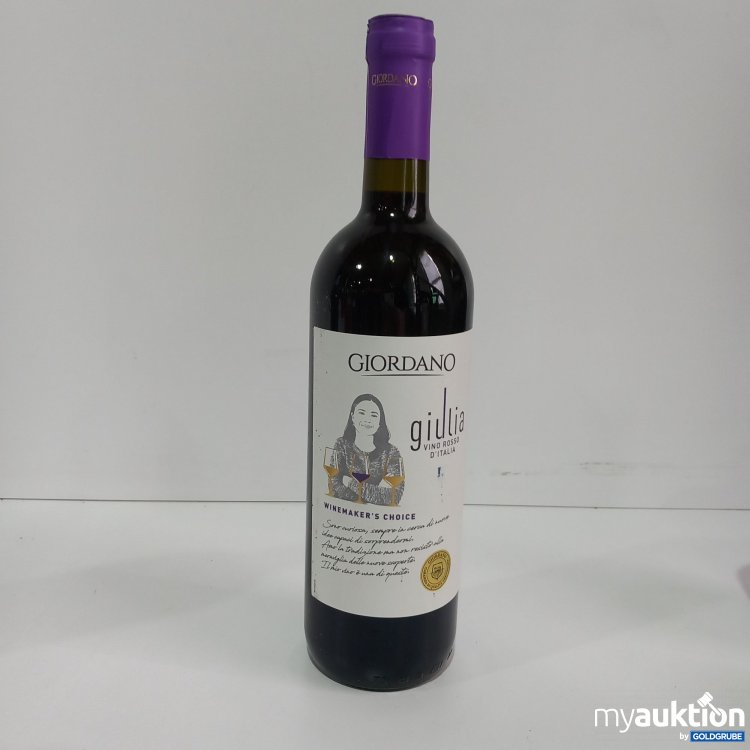 Artikel Nr. 821010 Artikel Nr. 821010: Giordano Giulia Vino Rosso D'Italia 75cl