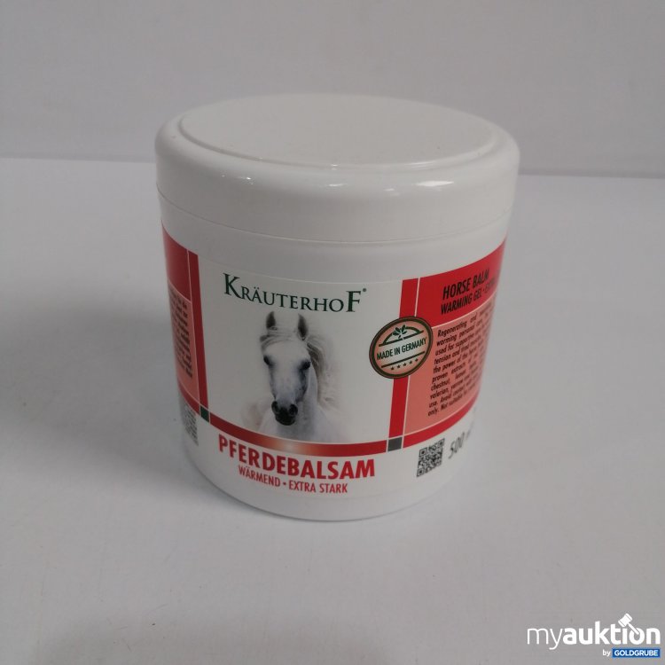 Artikel Nr. 856010 Artikel Nr. 856010: Kräuterhof Pferdebalsam extra stark 500ml