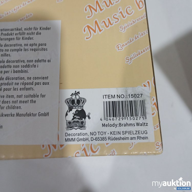 Artikel Nr. 888010 Artikel Nr. 888010: Music Box Melody Brahms Waltz