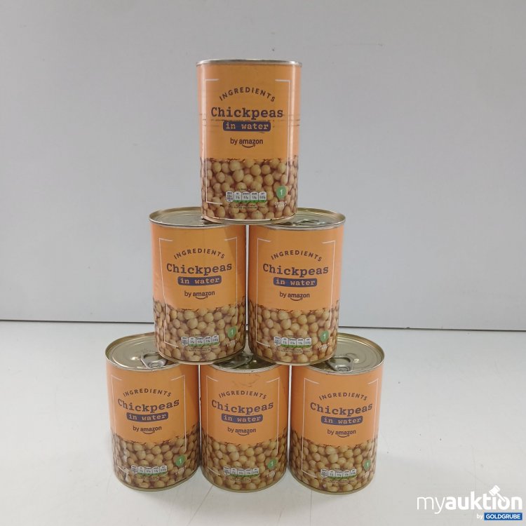 Artikel Nr. 959010: AMAZON Ingredients Chickpeas in Water 6x400g