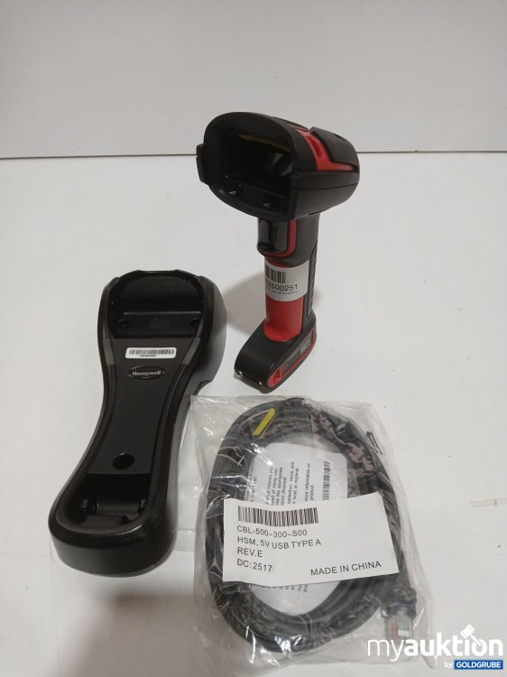 Artikel Nr. 960010: Honeywell Barcode-Scanner Schwarz-Rot 