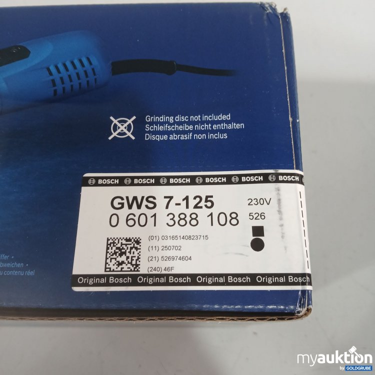 Artikel Nr. 974010 Artikel Nr. 974010: Bosch Professional Winkelschleifer GWS 7-125