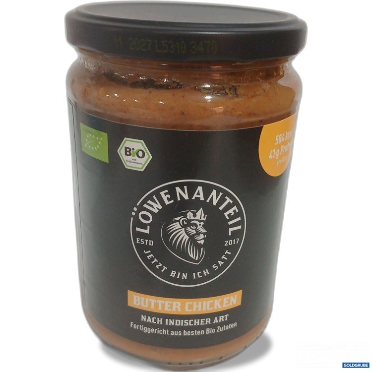 Artikel Nr. 993010 Artikel Nr. 993010: Löwenanteil Butter Chicken nach Indischer Art 570g