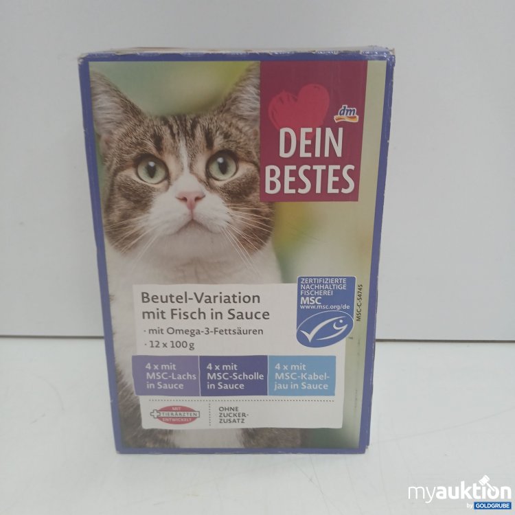 Artikel Nr. 998010: Dein Bestes Beutel Variation mit Fisch in Sauce 12x100g