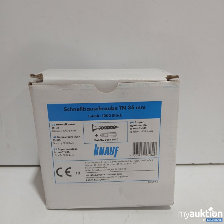 Artikel Nr. 471011: Knauf Schnellbauschraube TN 35 mm
