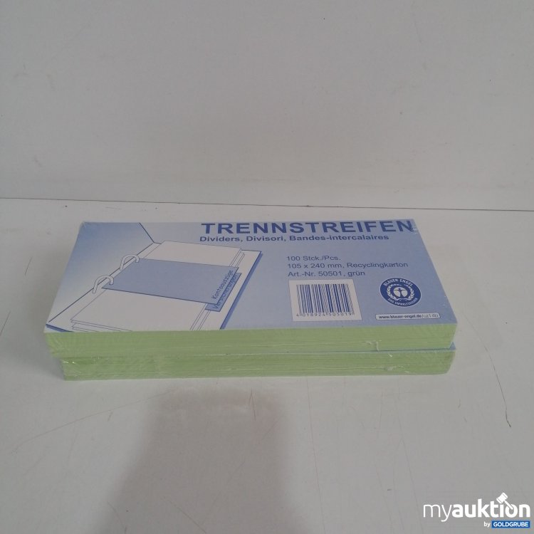 Artikel Nr. 836011 Artikel Nr. 836011: Blauer Engel Trennstreifen 50501 grün, 2x 100 Stk